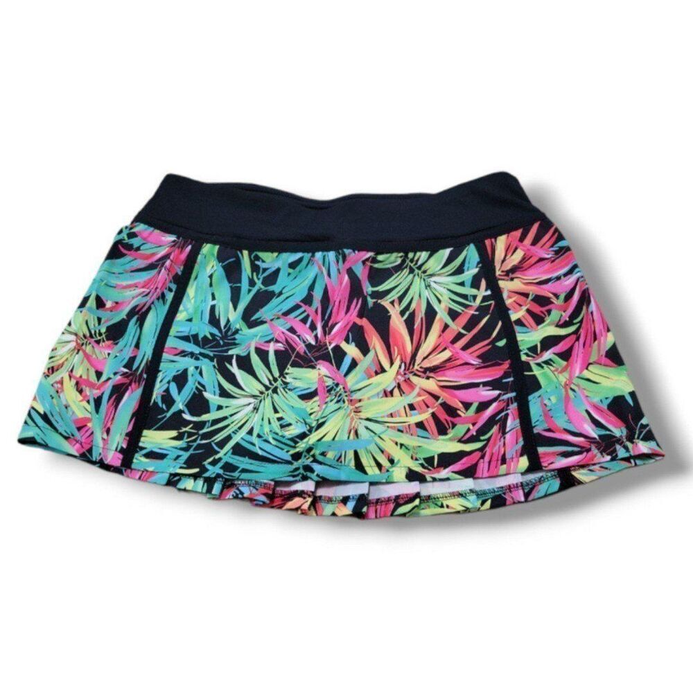 New Fabletics Skort Size Small W28" Waist Lorraine Skirt Floral Activewear -NWT-